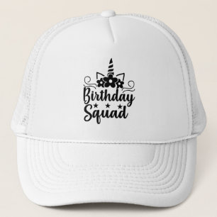 Birthday squad trucker hat