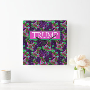 BIRTHDAY  SQUARE WALL CLOCK