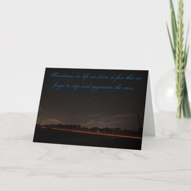 Birthday Star Card (Front)