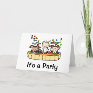 Birthday Stick Figures Add Your Own Greeting Card