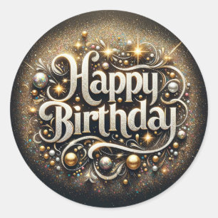 Birthday sticker