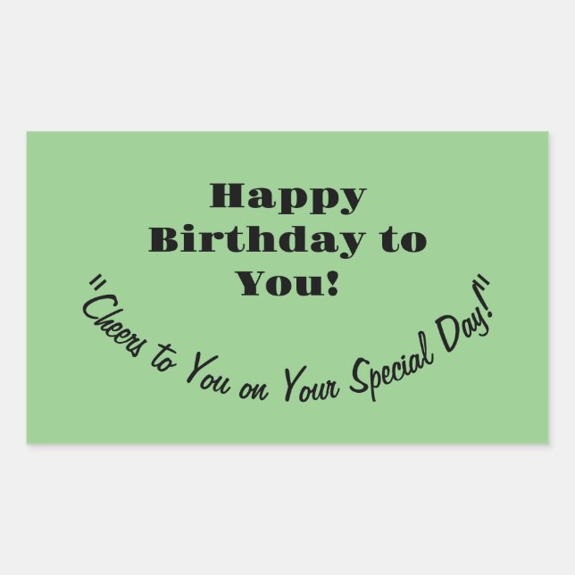 BIRTHDAY STICKER (Front)
