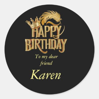 Birthday Sticker for the perfect gift