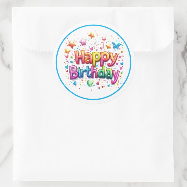 Birthday Stickers (Bag)