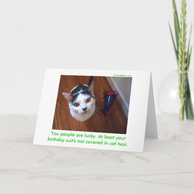 Birthday Suit Card (Front)