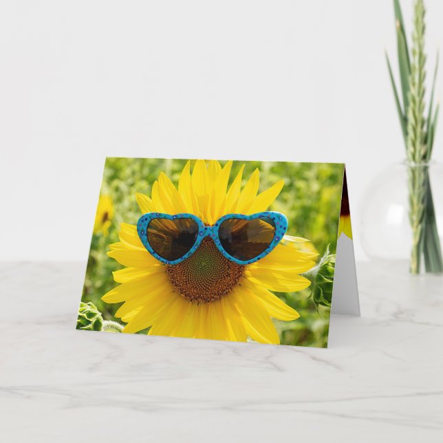 Birthday Sunflower Card (Front)