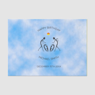 Birthday, Sunny Day Celebration Dancers  Tissue Paper