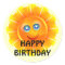 BIRTHDAY: Sunshine birthday sticker