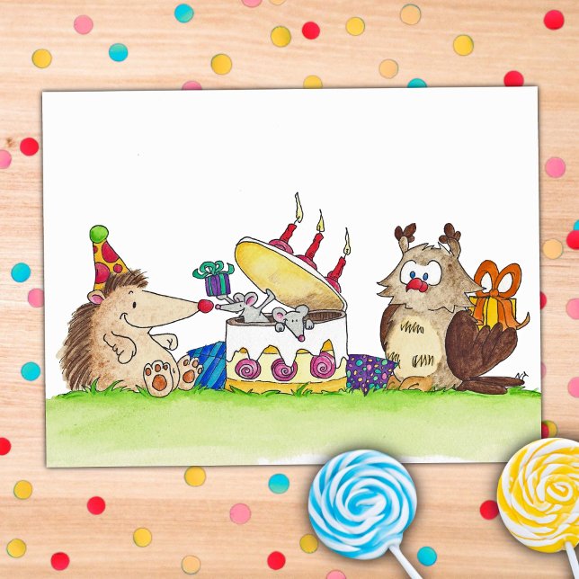 BIRTHDAY SURPRISE postcard by Nicole Janes (Creator Uploaded)