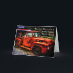Birthday - Sweetheart (Boyfriend) Card<br><div class="desc">If your guy loves old cars or just things from yesteryear,  he'll love this card.</div>