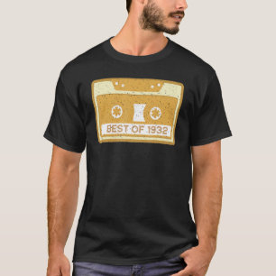Birthday T Shirt Best Of 1932 90th Celebration Vin