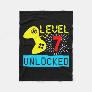Birthday T Shirt Boys Video Game Gamer Boys Contro Fleece Blanket