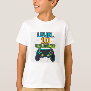 Birthday t-shirt for 10 years old boy
