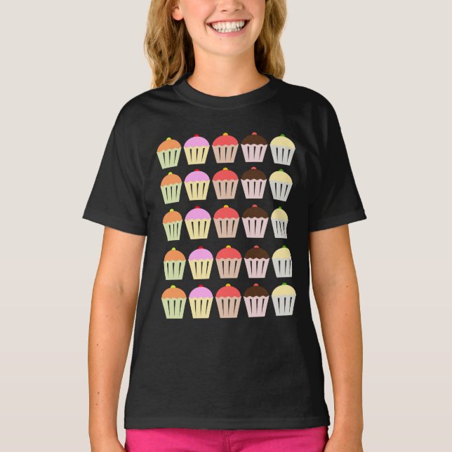 Birthday T-shirts CUPCAKE (Front)