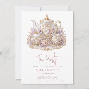 Birthday Tea Invitation