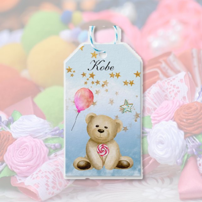 Birthday Teddy Bear Gift Tags (Creator Uploaded)