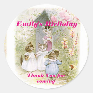 Birthday Thank You Beatrix Potter Stickers