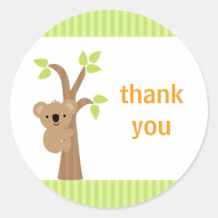 Birthday Thank You Stickers