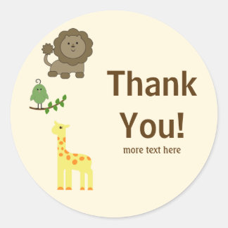 Birthday Thank You Stickers