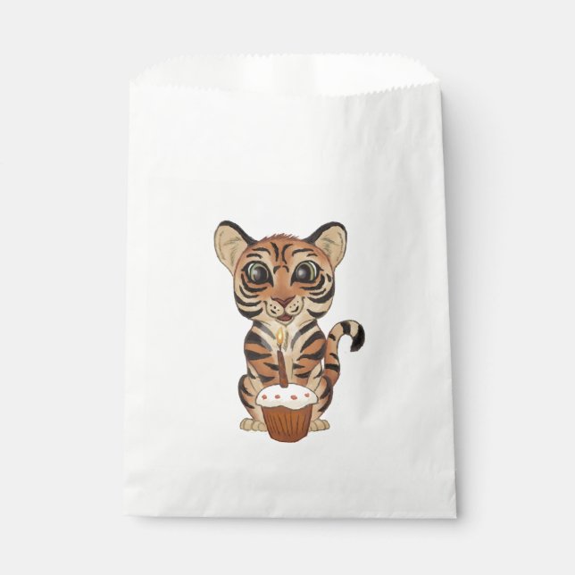 Birthday Tiger Favour Bags (Front)