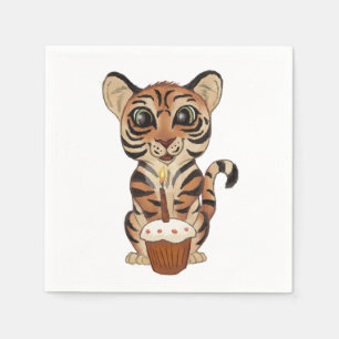 Birthday Tiger Napkin