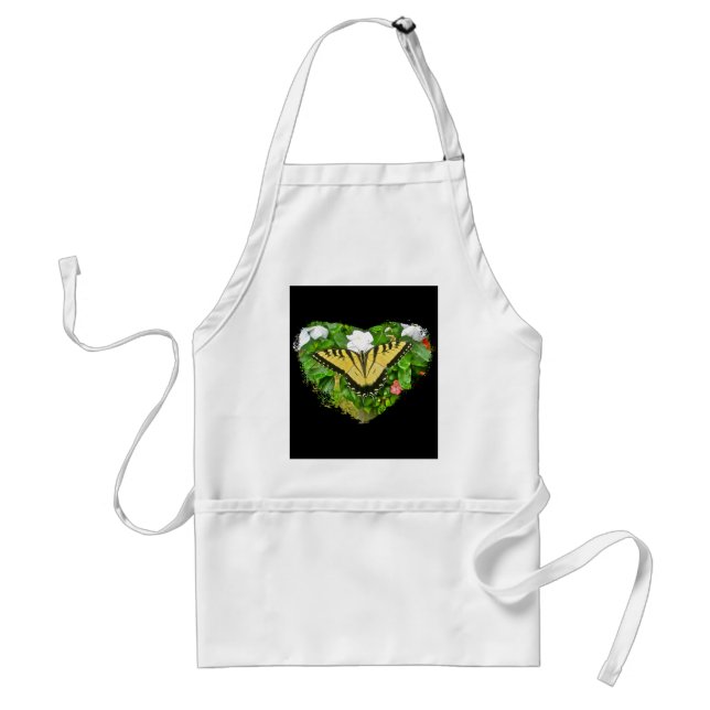 Birthday Tiger Swallowtail Butterfly Items Standard Apron (Front)