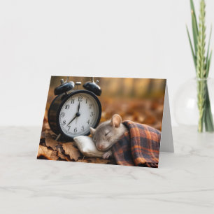 Birthday Time Change With Mouse Card