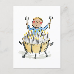 Birthday Timpani Postcard