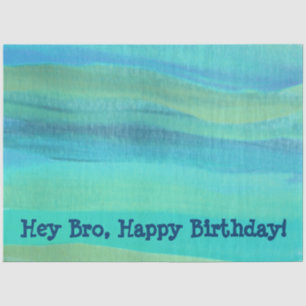 Birthday Tissue In Blue Paper