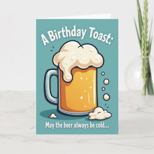 Birthday Toast Mug Card