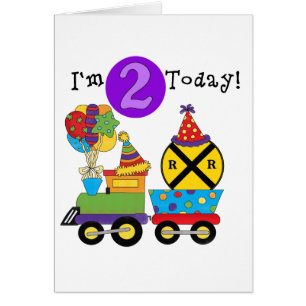 Birthday Train 2nd Birthday T-shirts and Gifts