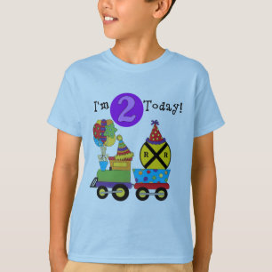 Birthday Train 2nd Birthday T-shirts and Gifts