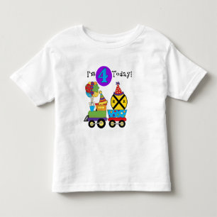 Birthday Train 4th Birthday Tshirts and Gifts