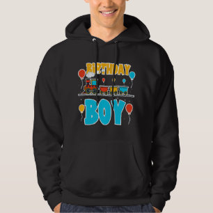 Birthday Train Boy Hoodie