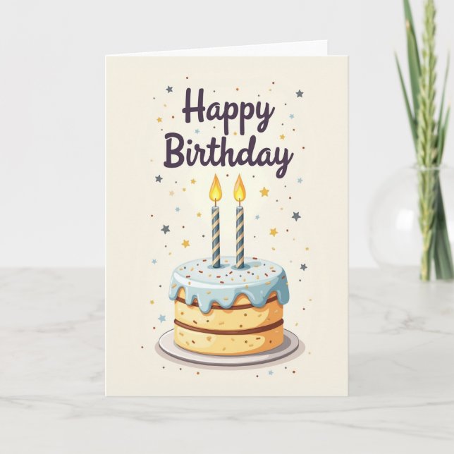 Birthday Treat Design Card (Front)