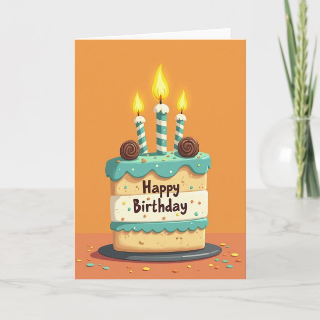Birthday Treat Image Card (Front)