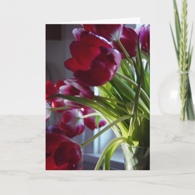 Birthday Tulips Card (Front)