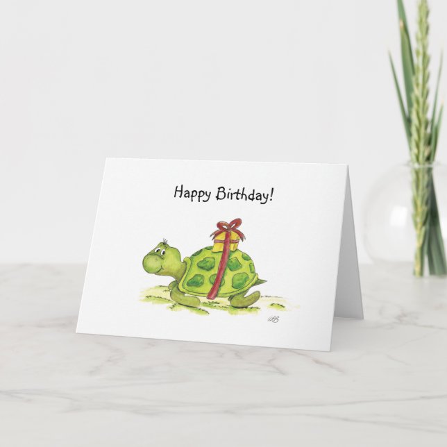 Birthday Turtle Card (Front)