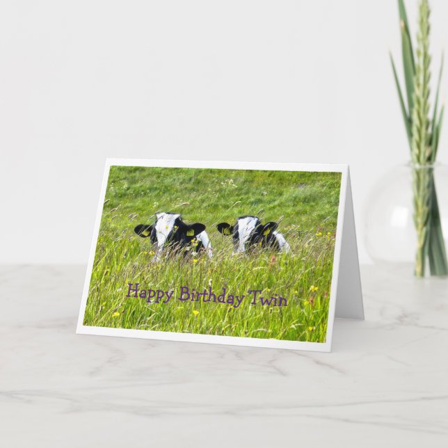 Birthday Twin Card (Front)