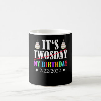 Birthday Twosday February 22nd 2/22/2022 Coffee Mug