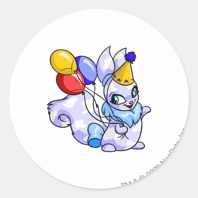 Birthday Usul Classic Round Sticker (Front)