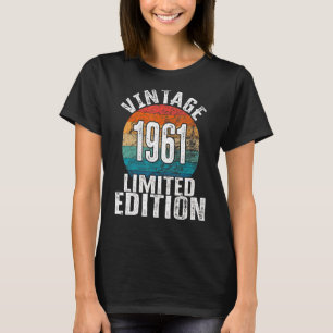 Birthday Vintage 1961 Bday T-Shirt