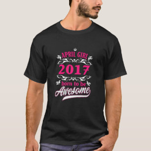 Birthday Vintage Apparel April 2017 Born To Be Awe T-Shirt