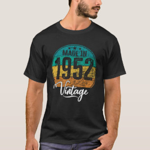 Birthday vintage birth year 1952 birthday bday 2 T-Shirt