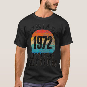 Birthday vintage birth year 1972 birthday bday T-Shirt