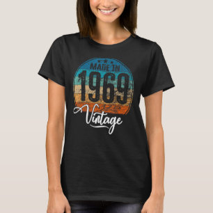 Birthday Vintage Birthday Year 1969 Birthday Birth T-Shirt