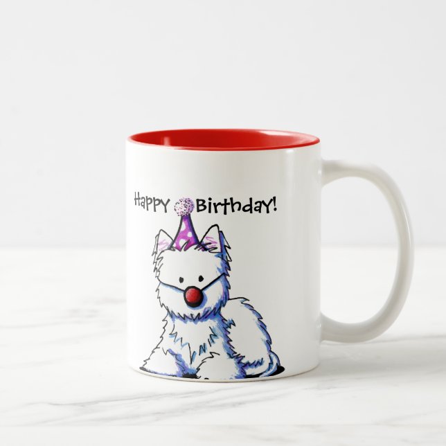 Birthday Westie Mug (Right)