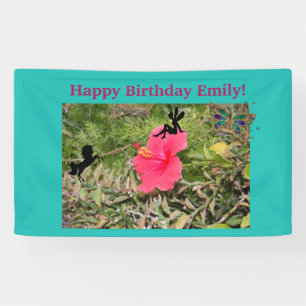 Birthday Whimsical Garden banner