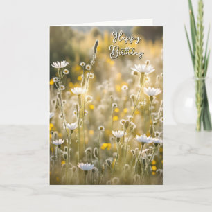 Birthday Wildflower Meadow Card
