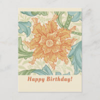 Birthday William Morris floral wallpaper CC1133